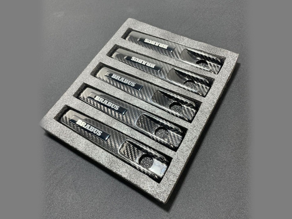 Carbon Fiber Brabus Door Handle Covers for Mercedes-Benz W463 W463A G-Class 5pcs